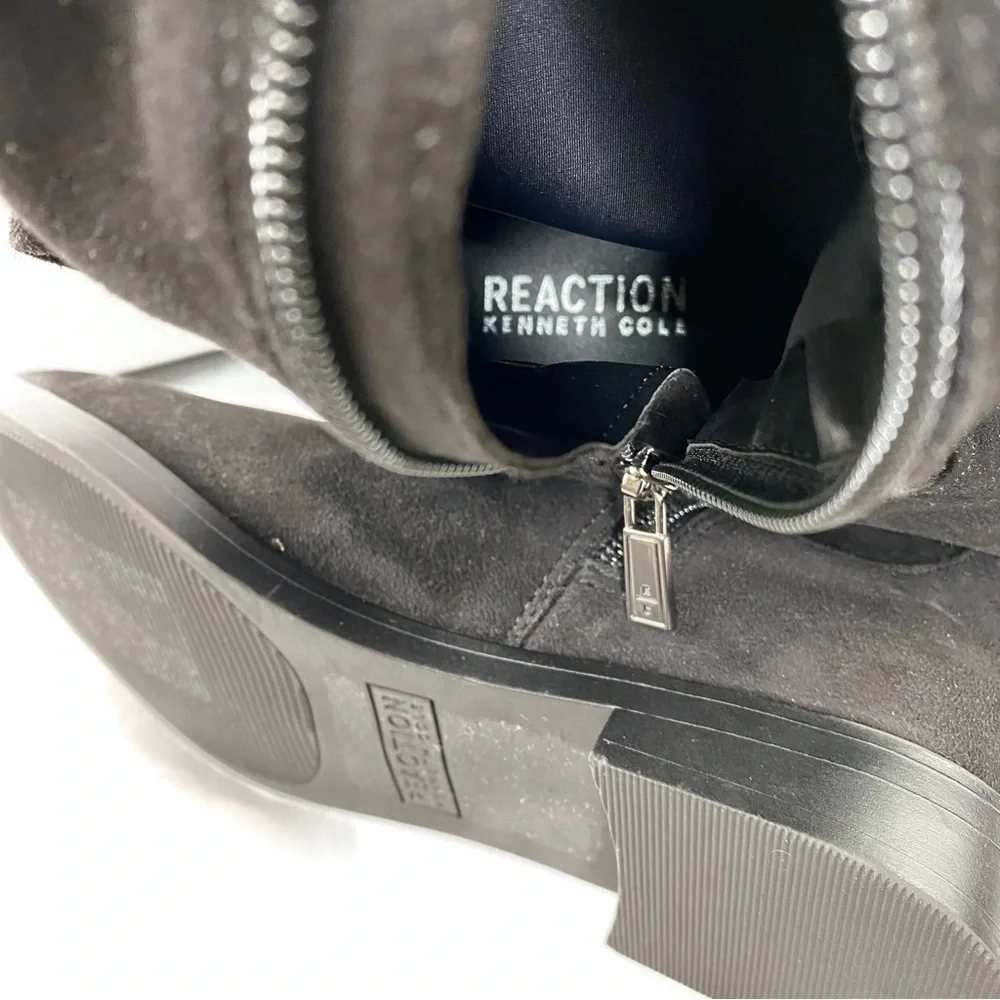 Kenneth Cole Reaction Windy-Y Over The Knee Stretch Boot Black Suede NWOT 7M - Picture 10 of 10